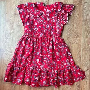 Janie and Jack Floral Dress Girls Size 7